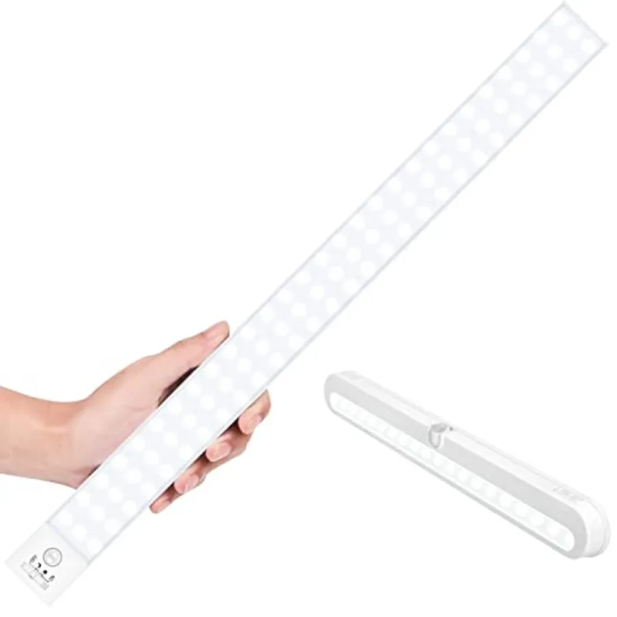 1 Pack T01L LED Closet Light + 1 Pack 84 LED Closet Lights Battery Powered LED Lights, Super Bright Under Cabinet Lighting, Mot
1 Pack T01L LED Closet Light + 1 Pack 84 LED Closet Lights Battery Powered LED Lights, Super Bright Under Cabinet Lighting, Mot