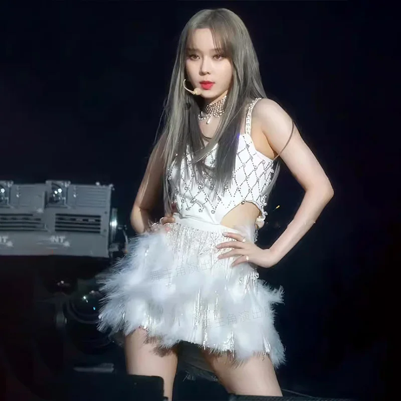 K-POP Idol Women Group Outfit Hip Hop Street Dance Women Jazz Dance White Performance Stage Suit Festival Party Wear VBH57
K-POP Idol Women Group Outfit Hip Hop Street Dance Women Jazz Dance White Performance Stage Suit Festival Party Wear VBH57