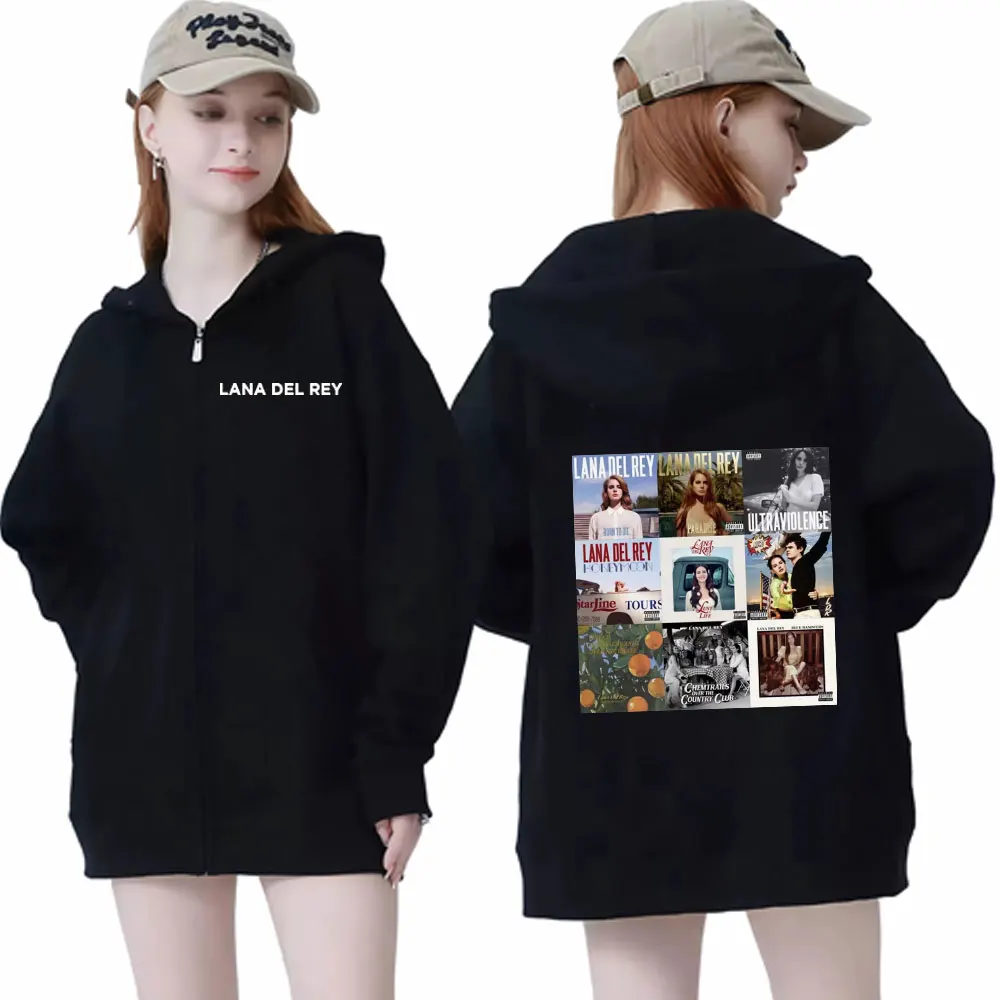 Singer Lana Del Rey Music Album Print Zipper Hoodie Unisex High Street Fashion Zip Up Sweatshirts Vintage Casual Loose Pullovers
Singer Lana Del Rey Music Album Print Zipper Hoodie Unisex High Street Fashion Zip Up Sweatshirts Vintage Casual Loose Pullovers