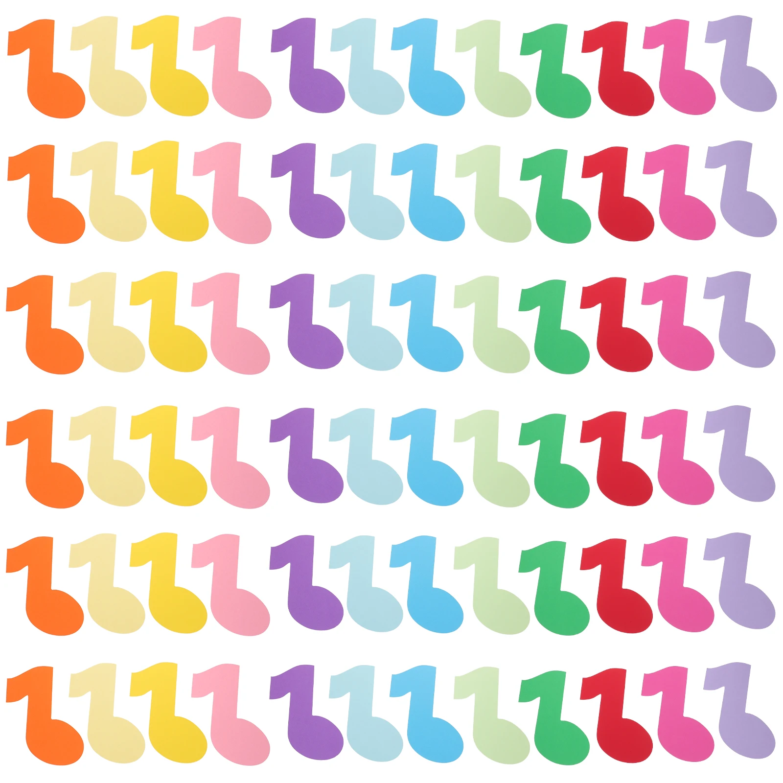 72 Pcs Musical Note Paper Cutouts Wall Decor Classroom Nursery Home Crafts Scrapbook Art Colorful Students Teaching Supplies
72 Pcs Musical Note Paper Cutouts Wall Decor Classroom Nursery Home Crafts Scrapbook Art Colorful Students Teaching Supplies