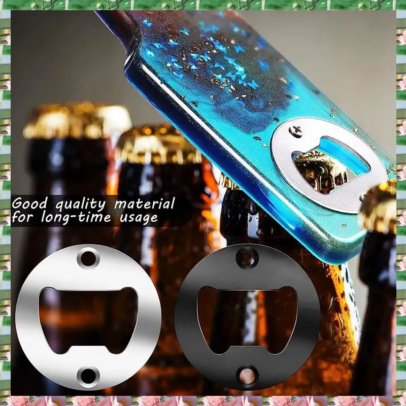 1 Set Bottle Opener Inserts Kits DIY Beer Opener Round DIY Bottle Opener Bottle Opener Hardware Black+Silver
1 Set Bottle Opener Inserts Kits DIY Beer Opener Round DIY Bottle Opener Bottle Opener Hardware Black+Silver