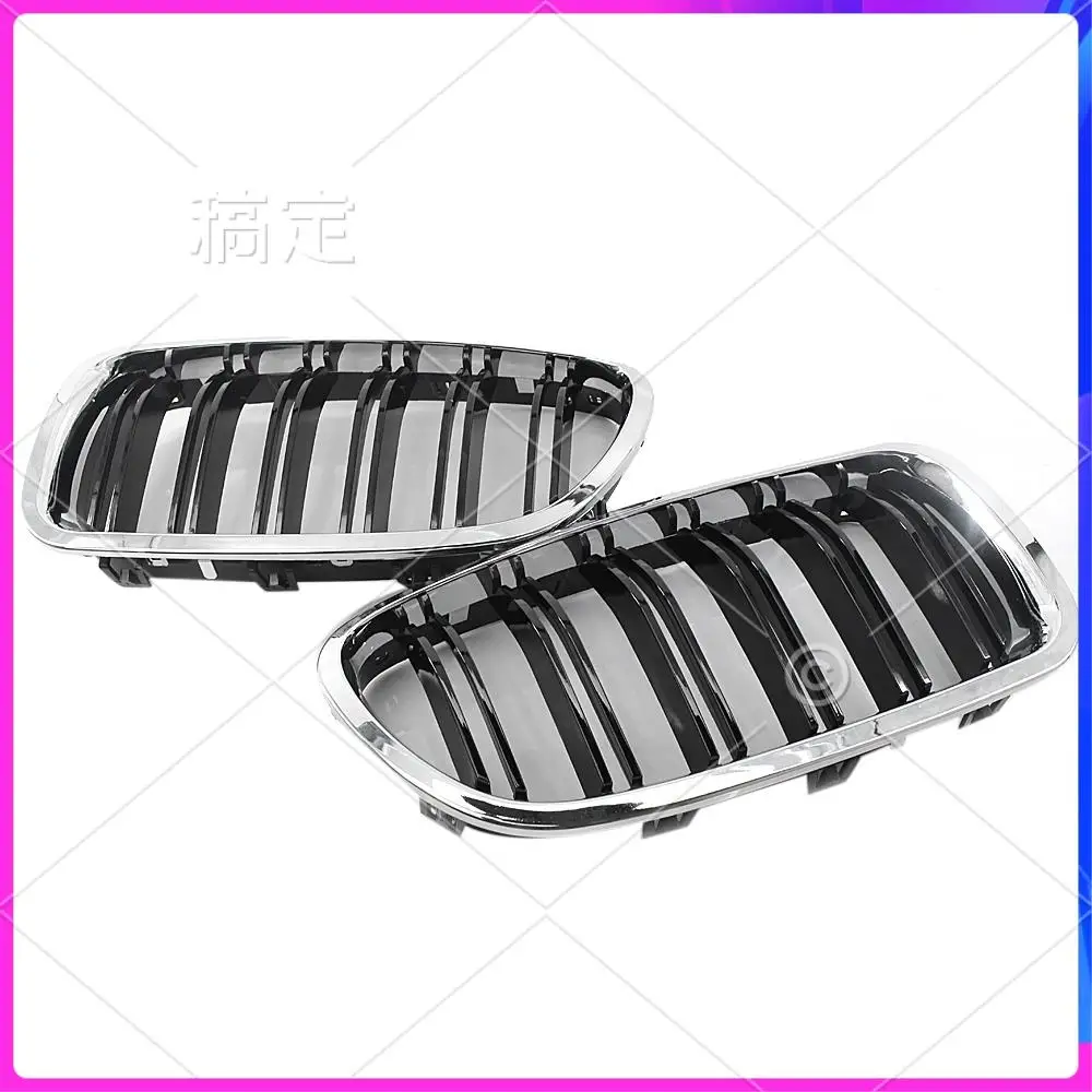 NEW-Car Chrome+Glossy Black Dual Slats Front Kidney Grille Grill For-BMW F10/ F11 M5 535I 550I 528I 4-Door 2010-2017
NEW-Car Chrome+Glossy Black Dual Slats Front Kidney Grille Grill For-BMW F10/ F11 M5 535I 550I 528I 4-Door 2010-2017