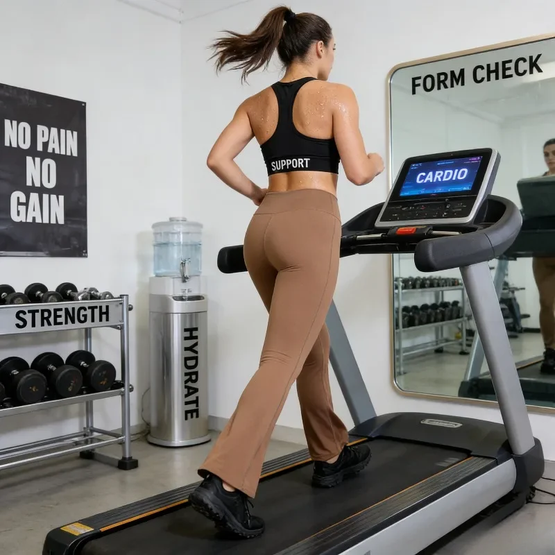 Женские брюки-клеш для йоги Персиковые брюки для фитнеса с подтяжкой ягодиц и цветными блоками
Женские брюки-клеш для йоги Персиковые брюки для фитнеса с подтяжкой ягодиц и цветными блоками