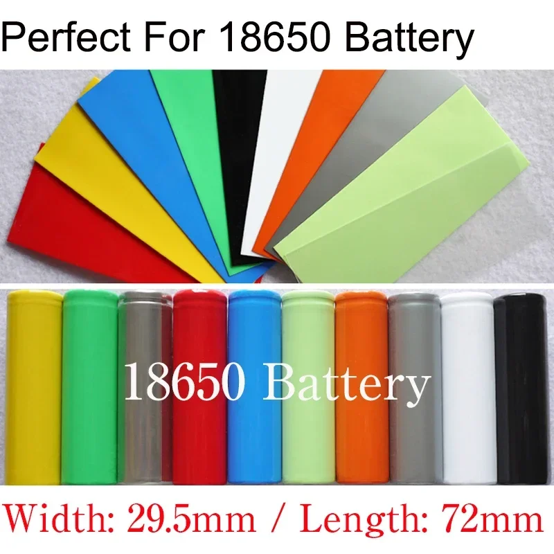 100pcs 18650 Battery Wrap Sleeve PVC Heat Shrink Tube Precut 29.5mm x 72mm Pack Cover Insulated Film Cover Pipe Battery Protect
100pcs 18650 Battery Wrap Sleeve PVC Heat Shrink Tube Precut 29.5mm x 72mm Pack Cover Insulated Film Cover Pipe Battery Protect