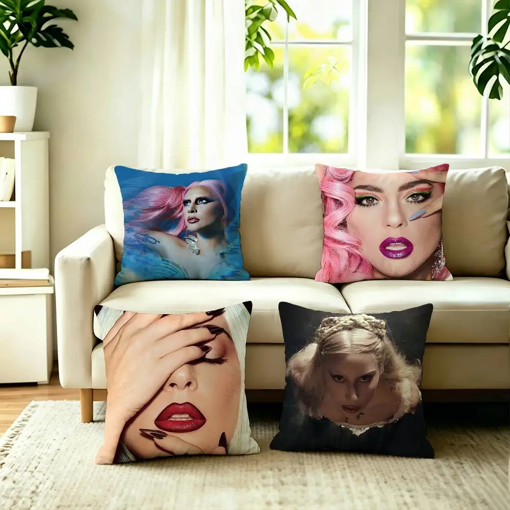 Hot Singer L-Lady G-GagaS Square Double-Sided printed Pillow Case Bedroom Bedside Pillow Sofa Cushion Cover
Hot Singer L-Lady G-GagaS Square Double-Sided printed Pillow Case Bedroom Bedside Pillow Sofa Cushion Cover