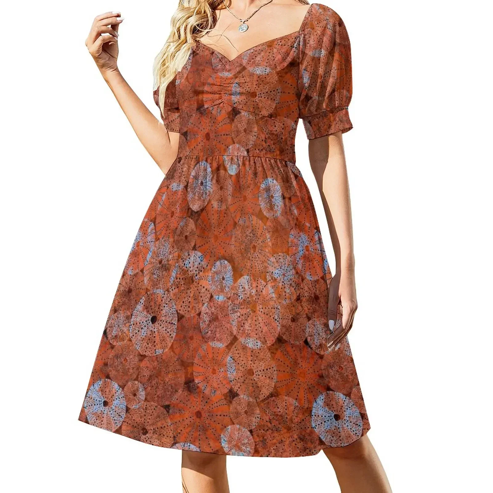 Ocean life in red orange Short-Sleeved Dress long dress women dress for woman
Ocean life in red orange Short-Sleeved Dress long dress women dress for woman