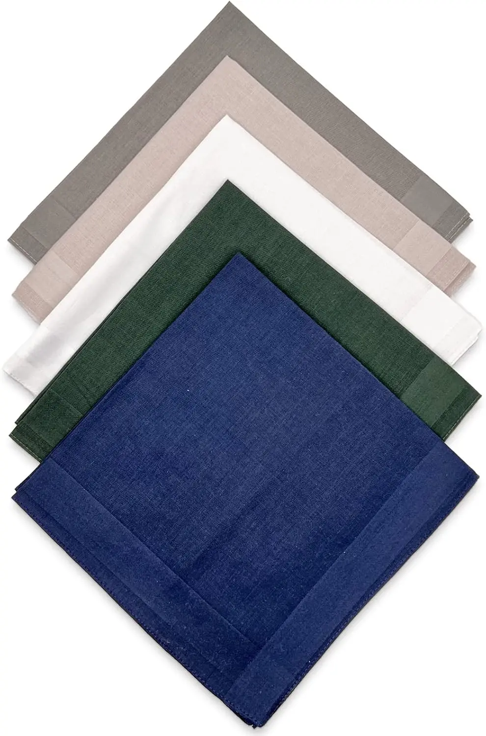 Men's Cotton Handkerchiefs Solid Color Pocket Square Hankies Stripe
Men's Cotton Handkerchiefs Solid Color Pocket Square Hankies Stripe