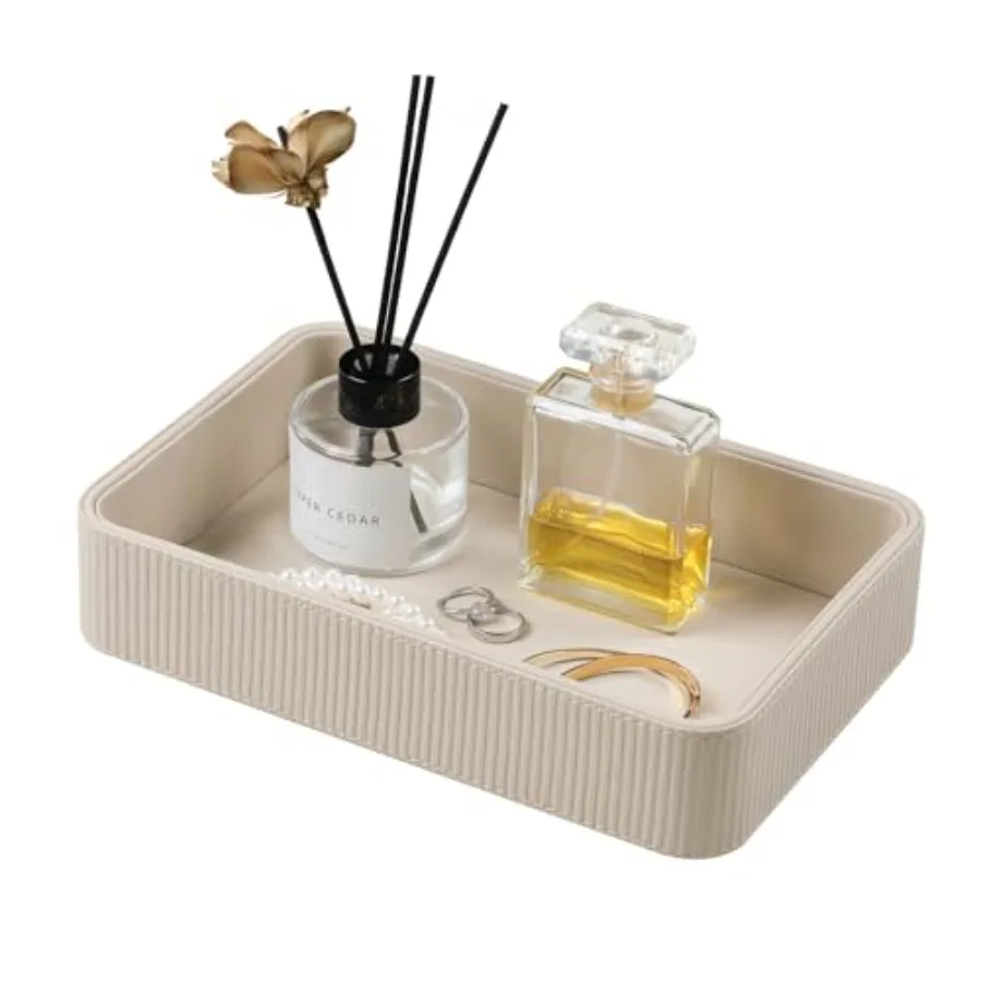 PU Leather Valet Tray Organizer Modern Nightstand Organizer Bedside Desktop Storage for Womens and Men Decorative Perfume Trink
PU Leather Valet Tray Organizer Modern Nightstand Organizer Bedside Desktop Storage for Womens and Men Decorative Perfume Trink