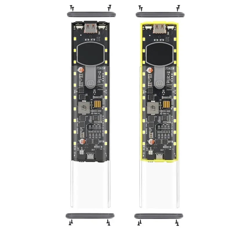 [EYEL!NEW!】 PD65W Power Bank Case 8X18650 Power Bank Battery Storage Box Fast Charging Battery Holder With LED Light USB+Type-C
[EYEL!NEW!】 PD65W Power Bank Case 8X18650 Power Bank Battery Storage Box Fast Charging Battery Holder With LED Light USB+Type-C