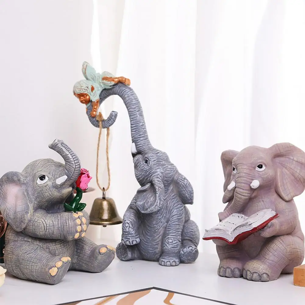 Limited Space Elephant Decorations Resin Elephant Ornament for Home Office Decor Mini Elephant Statue for Lovers for Women
Limited Space Elephant Decorations Resin Elephant Ornament for Home Office Decor Mini Elephant Statue for Lovers for Women