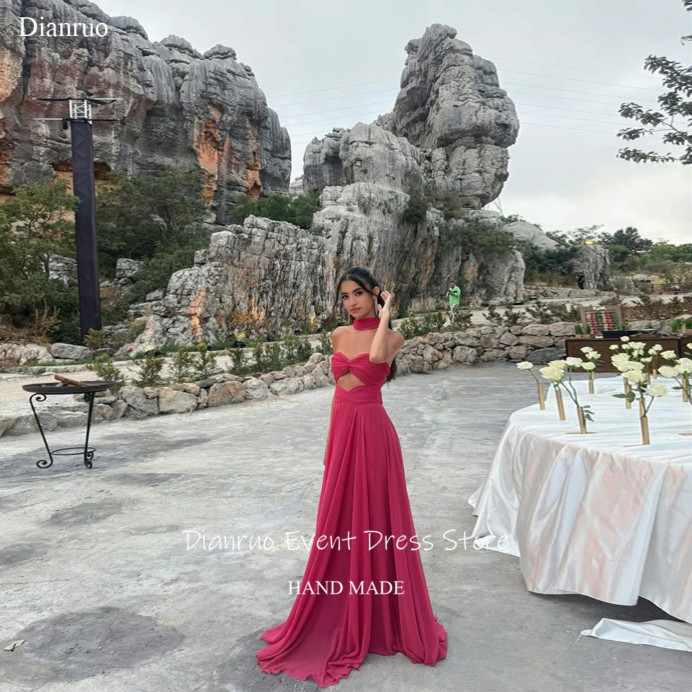 Dianruo Cut Out A Line Evening Dresses Flowy -Chiffon Robes De Soirée Sweetheart Ruched Vestidos De Fiesta Elegantes Customized
Dianruo Cut Out A Line Evening Dresses Flowy -Chiffon Robes De Soirée Sweetheart Ruched Vestidos De Fiesta Elegantes Customized