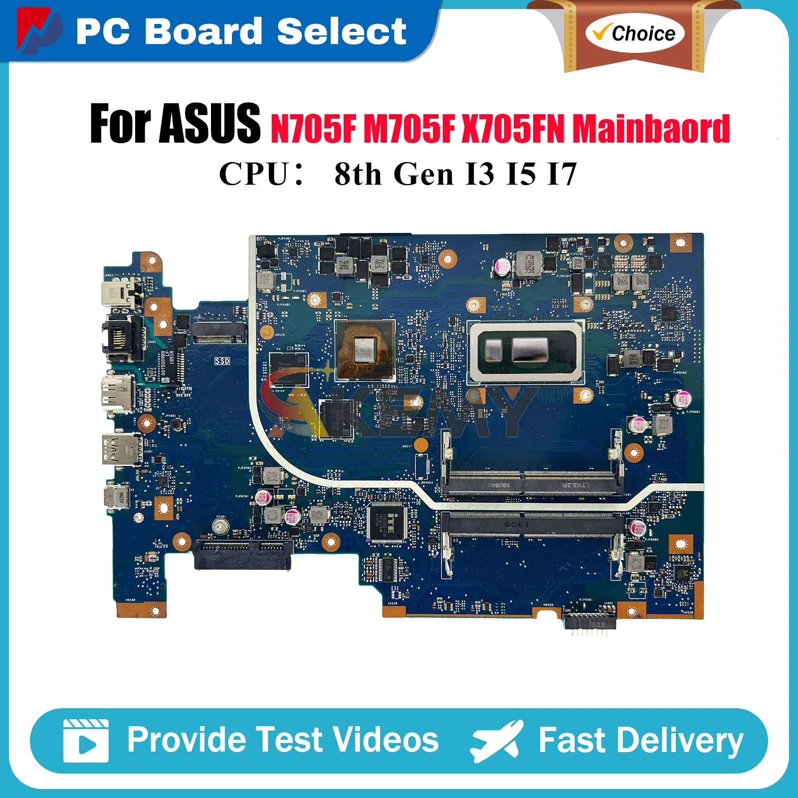 X705FN Laptop Motherboard For ASUS VivoBook N705F X705FN M705F X705F Notebook Mainboard With I3 I5 I7 CPU tests OK fast shipping
X705FN Laptop Motherboard For ASUS VivoBook N705F X705FN M705F X705F Notebook Mainboard With I3 I5 I7 CPU tests OK fast shipping