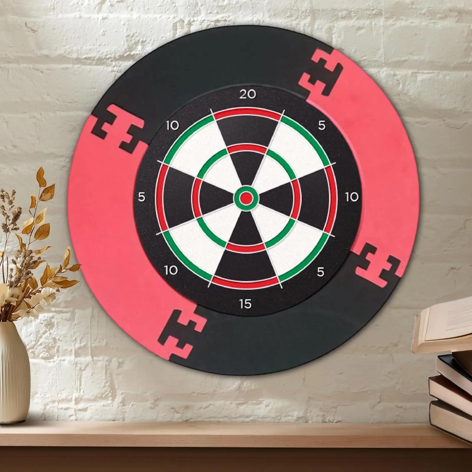 Flocked Dart Board Surround Noise Reduction & Wall Protection Ring for Steel/Soft Tip Darts, Game Room Bar Basement Home Indoor
Flocked Dart Board Surround Noise Reduction & Wall Protection Ring for Steel/Soft Tip Darts, Game Room Bar Basement Home Indoor