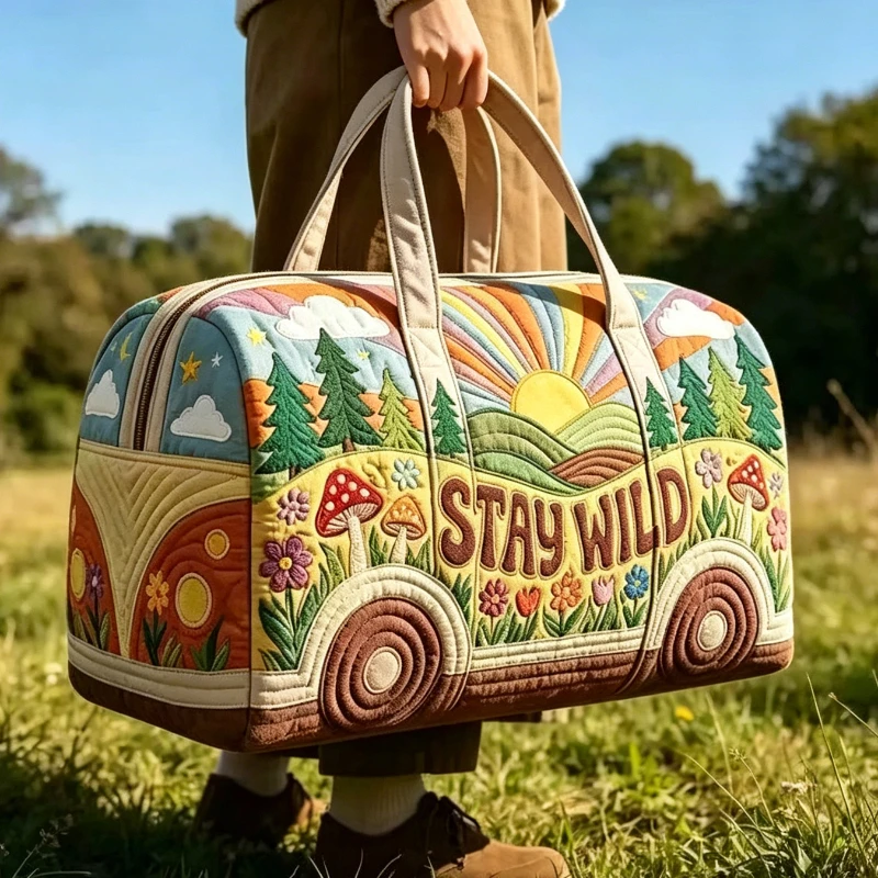 Men's 2026 Camping Trailer Duffles Bag Large Capacity 3D Quilting Craft Unisex Casual Tote Bags Women Weekender Travel Handbags
Men's 2026 Camping Trailer Duffles Bag Large Capacity 3D Quilting Craft Unisex Casual Tote Bags Women Weekender Travel Handbags