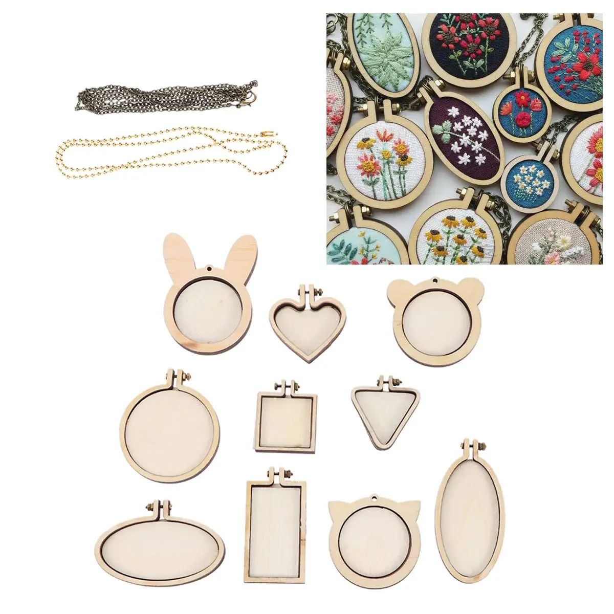 12 Pcs Small Embroidery Hoop Wooden Shed Frames Cross Stitch Fixing Jewelry Mini Hoops
12 Pcs Small Embroidery Hoop Wooden Shed Frames Cross Stitch Fixing Jewelry Mini Hoops