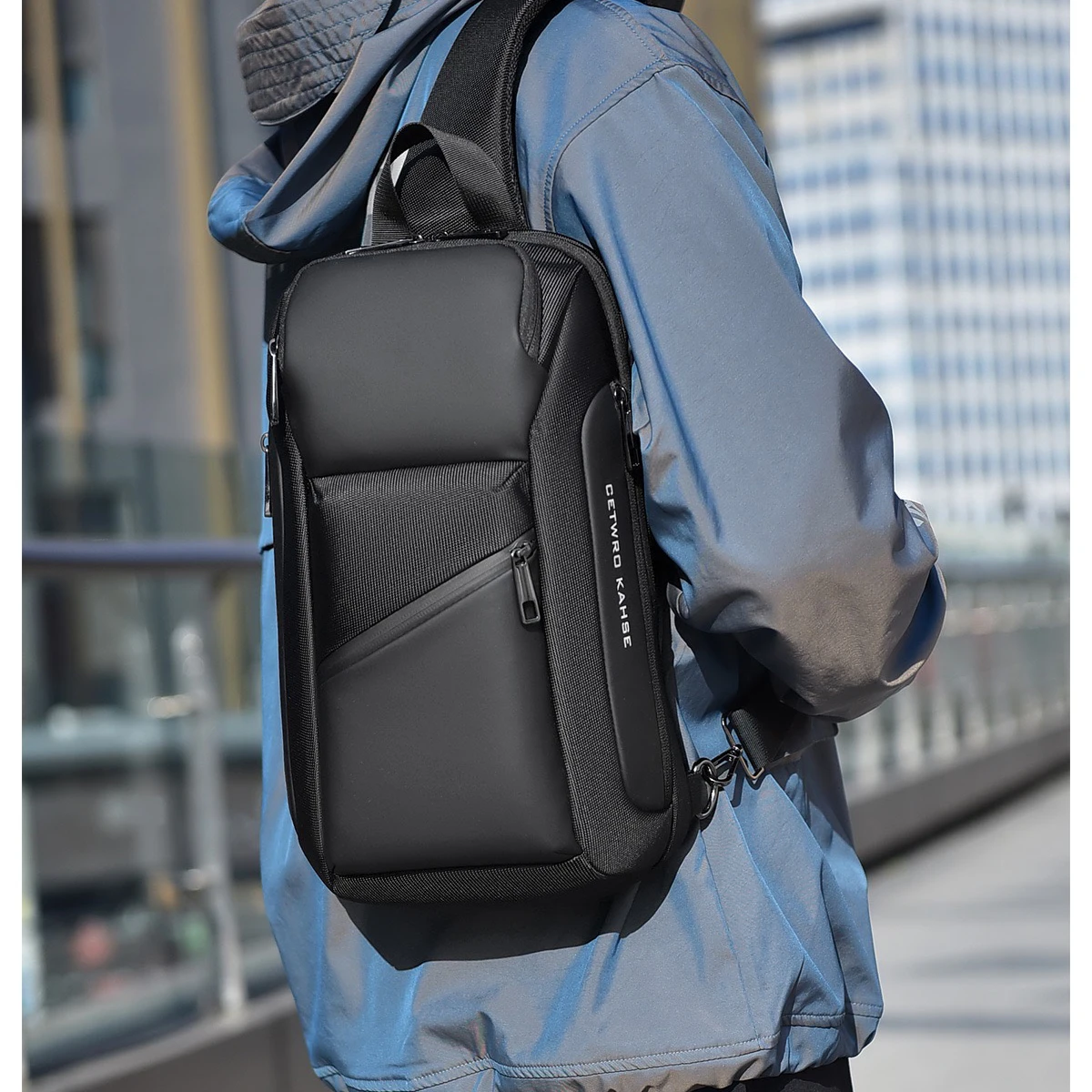 2025 New Chest Bag High Quality Oxford Waterproof Material with 7.9 inch iPad Capacity for Motorbike Travel Sports Sling Bag
2025 New Chest Bag High Quality Oxford Waterproof Material with 7.9 inch iPad Capacity for Motorbike Travel Sports Sling Bag