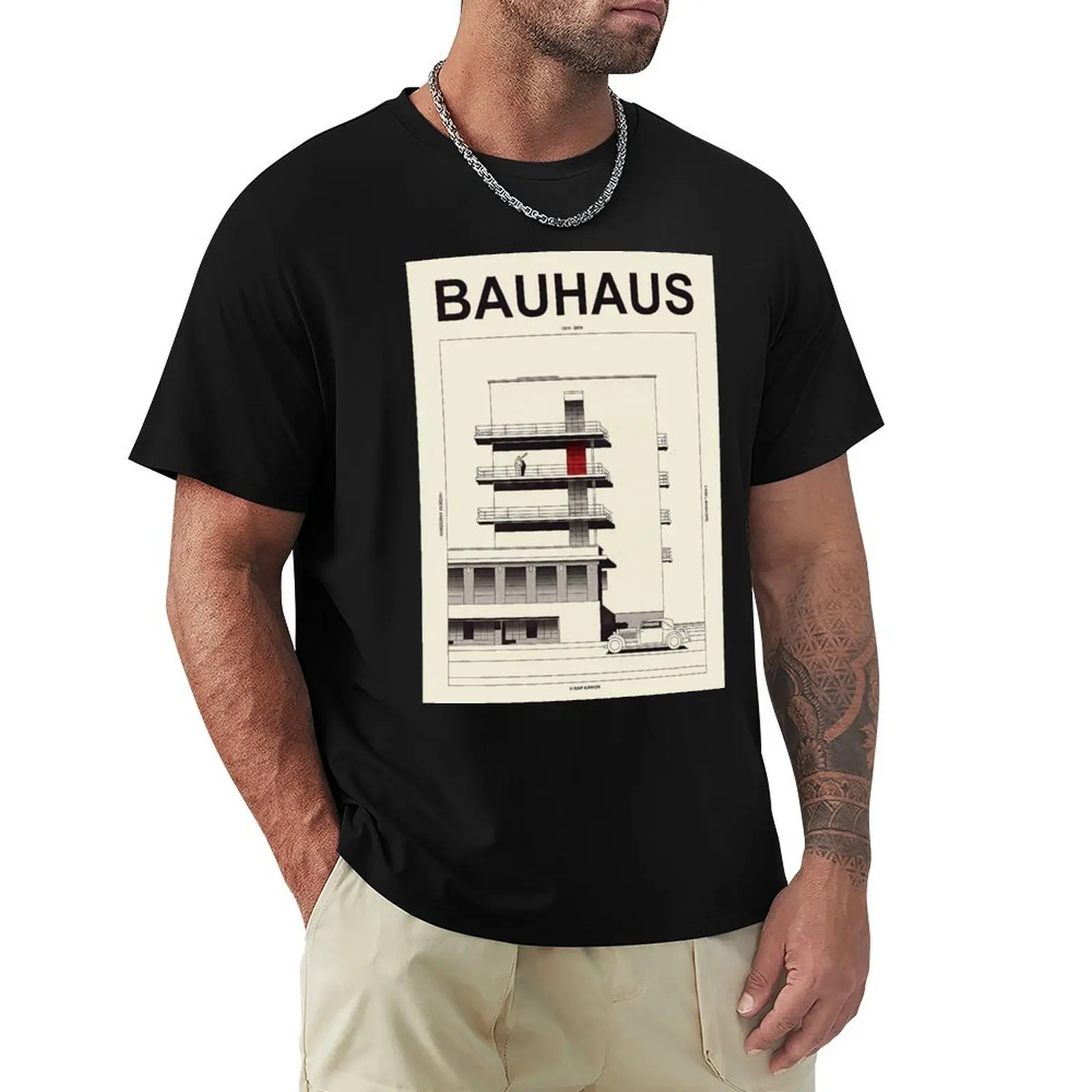 Tall Building Bauhaus T-Shirt Non-Shrink Basic Cotton T-Shirt
Tall Building Bauhaus T-Shirt Non-Shrink Basic Cotton T-Shirt