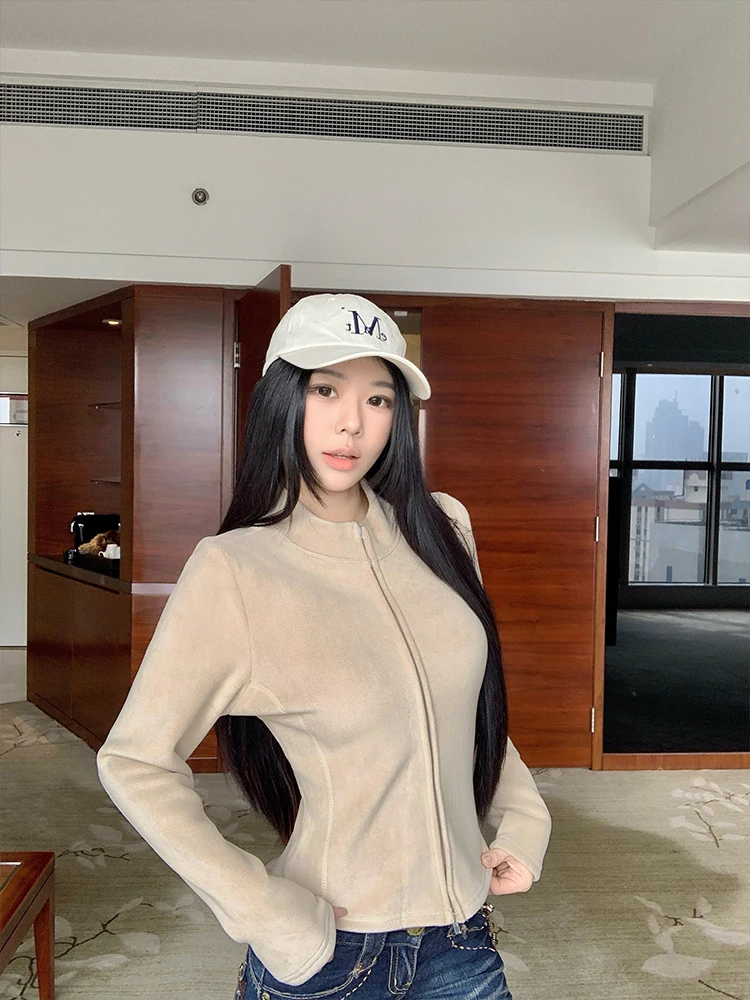 MosesQueen Warm Fleece Lined Stand Collar Open Cardigan Coat for Women White Autumn Winter Casual Style Short Outerwear
MosesQueen Warm Fleece Lined Stand Collar Open Cardigan Coat for Women White Autumn Winter Casual Style Short Outerwear