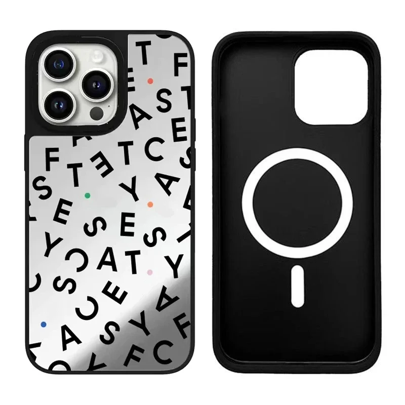 Letters Fashion iPhone 11 12 13 14 15 16 Pro Max Mirror Surface MagSafe Case Cover Shell
Letters Fashion iPhone 11 12 13 14 15 16 Pro Max Mirror Surface MagSafe Case Cover Shell