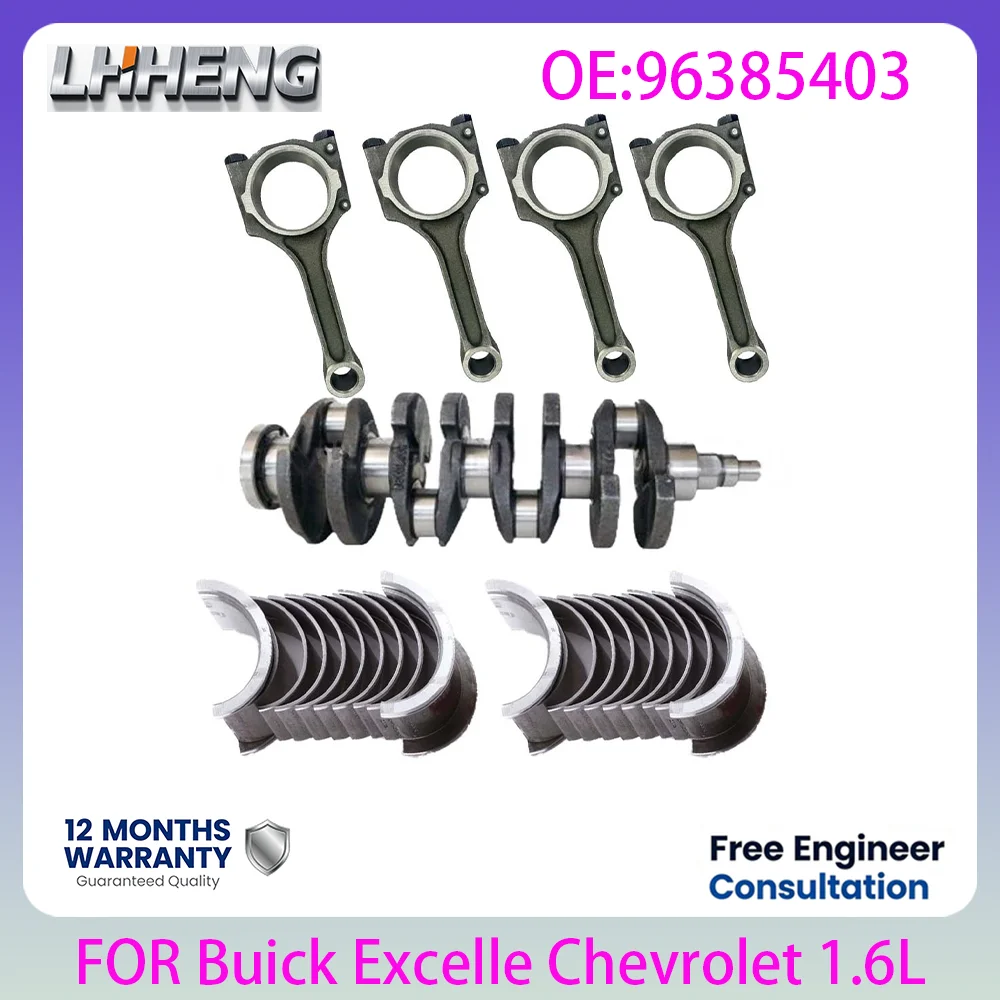 Crankshaft Connecting Rod Main Bearing Set OE 96385403 For Buick Excelle Sedan Chevrolet Lacetti 1.6L 1.6 L T L4 GAS 2003-2012
Crankshaft Connecting Rod Main Bearing Set OE 96385403 For Buick Excelle Sedan Chevrolet Lacetti 1.6L 1.6 L T L4 GAS 2003-2012