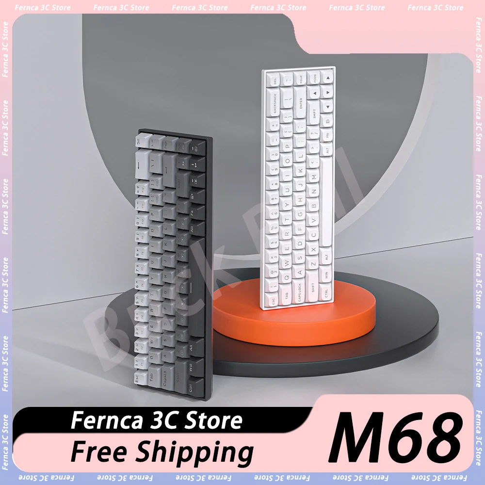 M68 Magnetic Switch Wired Mechanical Keyboard Single Mode 8K Quick Trigger Gaming Keyboard 68Keys Hot Swap For Valorant Gamer
M68 Magnetic Switch Wired Mechanical Keyboard Single Mode 8K Quick Trigger Gaming Keyboard 68Keys Hot Swap For Valorant Gamer