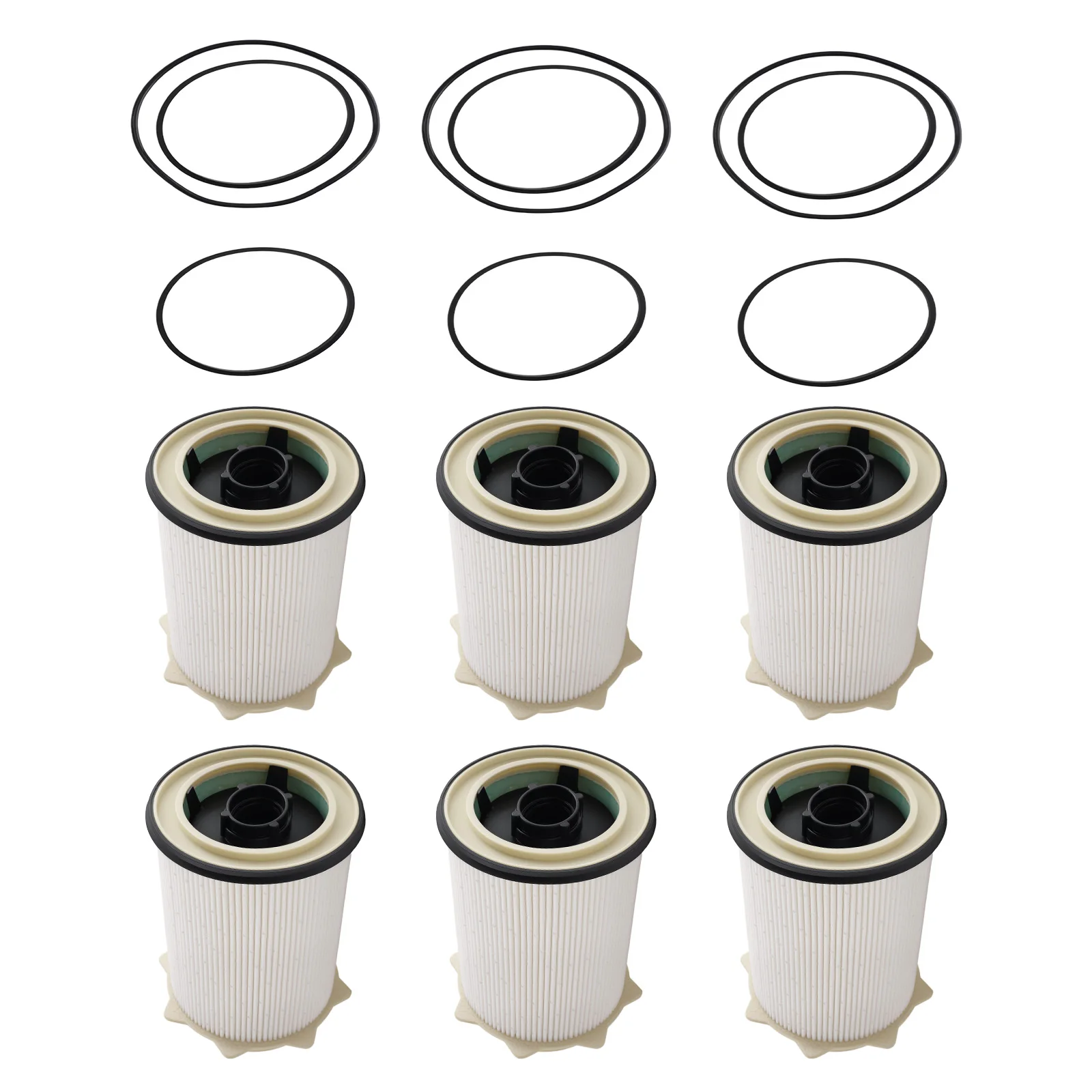 Set of 6 Fuel Filters for Ram 2500 3500 4500 5500 6.7L Cummins Diesel 2011-2017
Set of 6 Fuel Filters for Ram 2500 3500 4500 5500 6.7L Cummins Diesel 2011-2017
