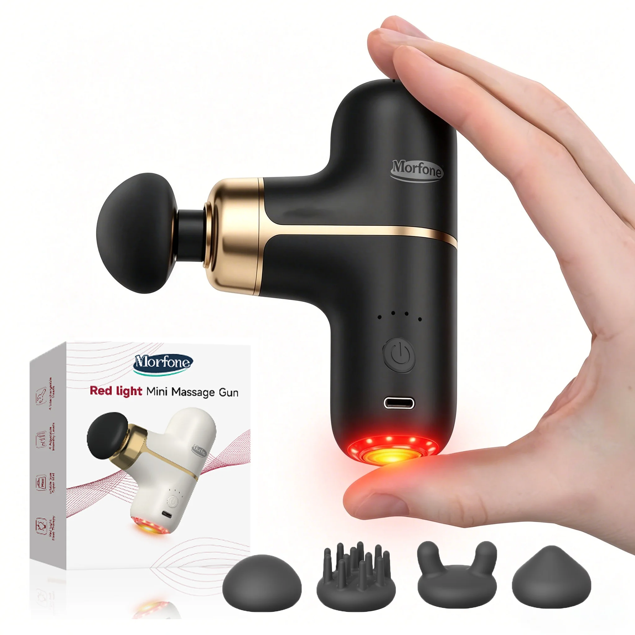 Beuchan-FDA Cleared Massage Gun with Red Light Therapy, Deep Tissue Massager for Athletes, Professional Percussion Massager for Muscle Relief, Portable Massagers-Red light therapy helps with muscle repair and relaxation.
Beuchan-FDA Cleared Massage Gun with Red Light Therapy, Deep Tissue Massager for Athletes, Professional Percussion Massager for Muscle Relief, Portable Massagers-Red light therapy helps with muscle repair and relaxation.