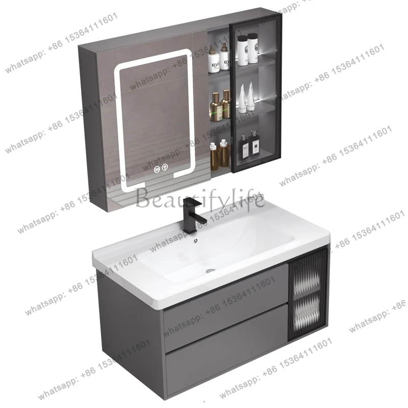 Storage Simple Bathroom Cabinet Modern Light Luxury Solid Wood Organizer Cupboard Perfume
Storage Simple Bathroom Cabinet Modern Light Luxury Solid Wood Organizer Cupboard Perfume