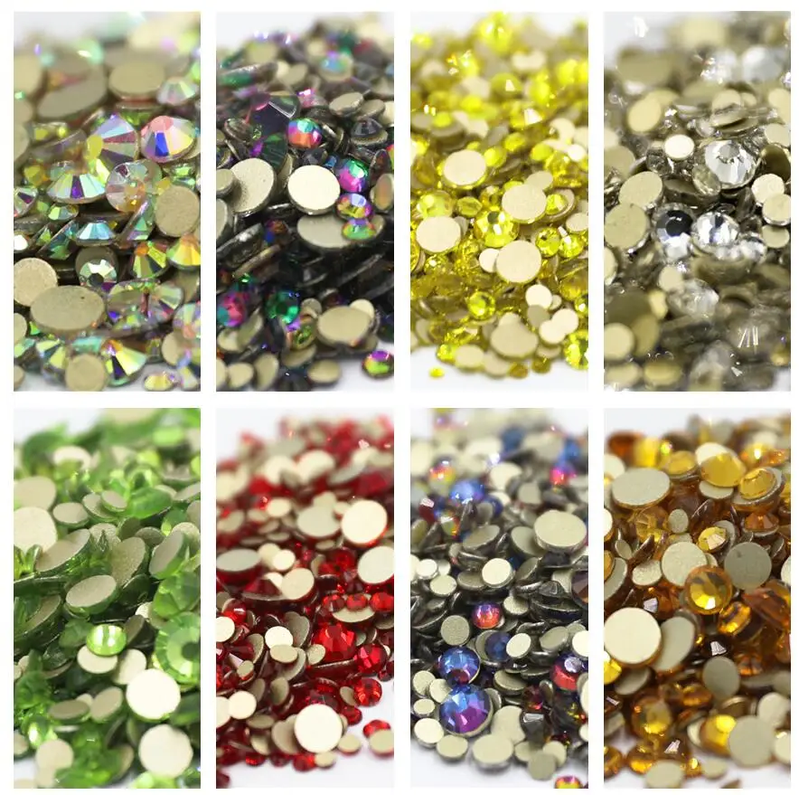SS4-SS30 Mix Size Clear Crystal AB Non HotFix Gold FlatBack Rhinestones Decorations DIY Glitter Stones 3D Nail Art Accessories
SS4-SS30 Mix Size Clear Crystal AB Non HotFix Gold FlatBack Rhinestones Decorations DIY Glitter Stones 3D Nail Art Accessories