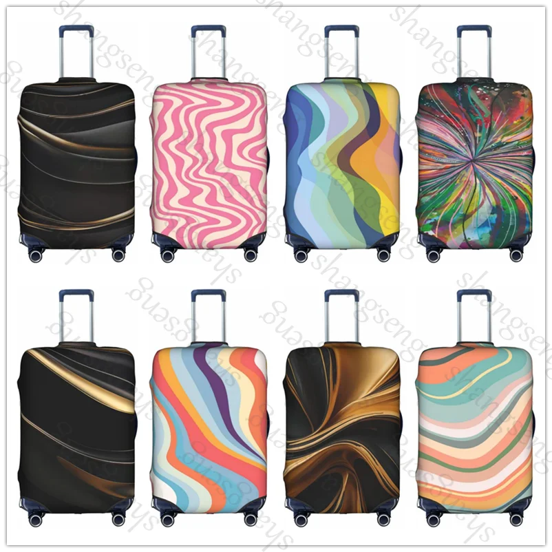 Дорожный чемодан, защитный чехол, чехол для чемодана, эластичный защитный моющийся чехол для багажа, 18-32 черного золота, абстрактный дизайн
Дорожный чемодан, защитный чехол, чехол для чемодана, эластичный защитный моющийся чехол для багажа, 18-32 черного золота, абстрактный дизайн