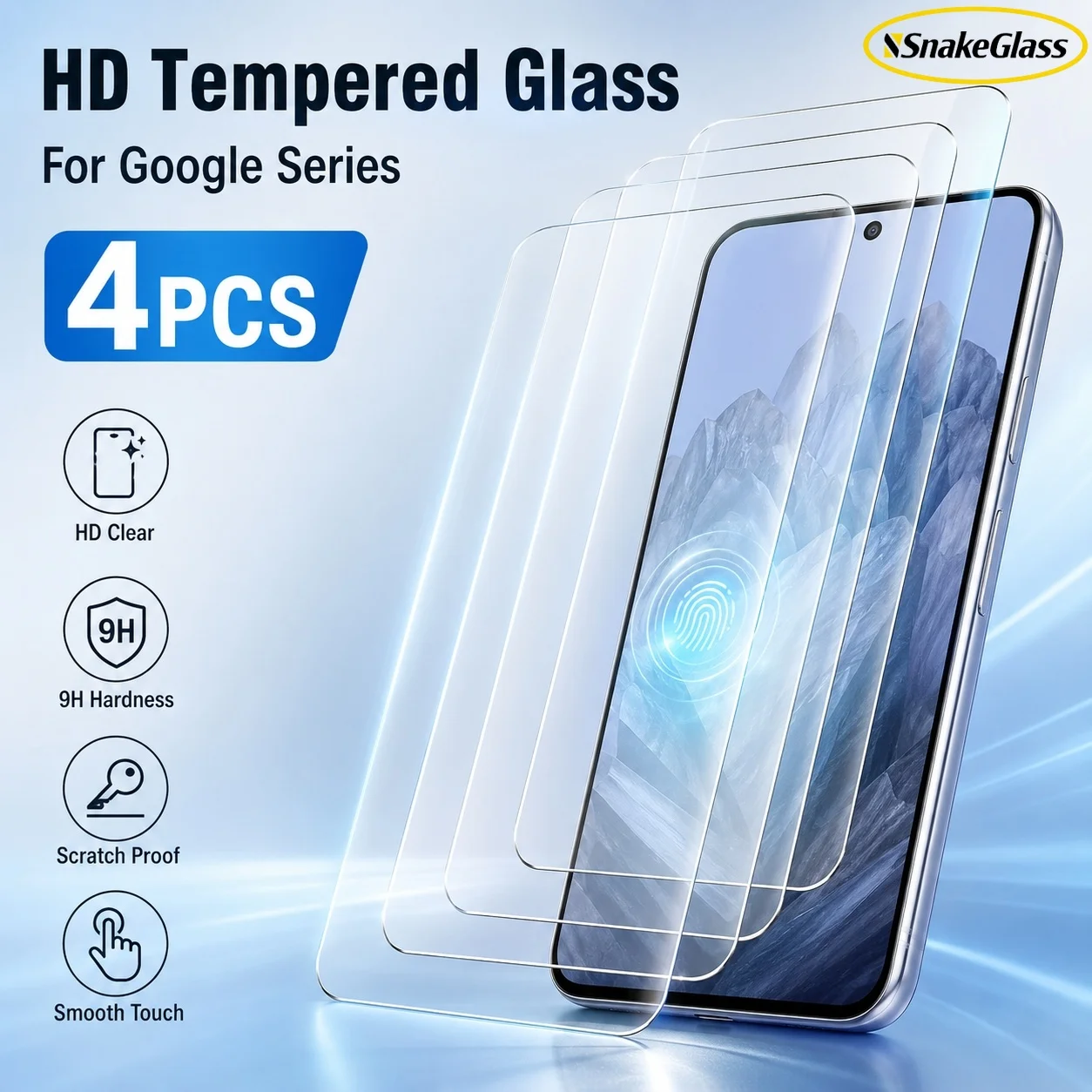 4PCS Tempered Glass for Google Pixel 10Pro XL 10A 9Pro 7A Screen Protectors for Google Pixel 9Pro XL 8 Pro 7 6A 5 4A 3 HD Glass
4PCS Tempered Glass for Google Pixel 10Pro XL 10A 9Pro 7A Screen Protectors for Google Pixel 9Pro XL 8 Pro 7 6A 5 4A 3 HD Glass