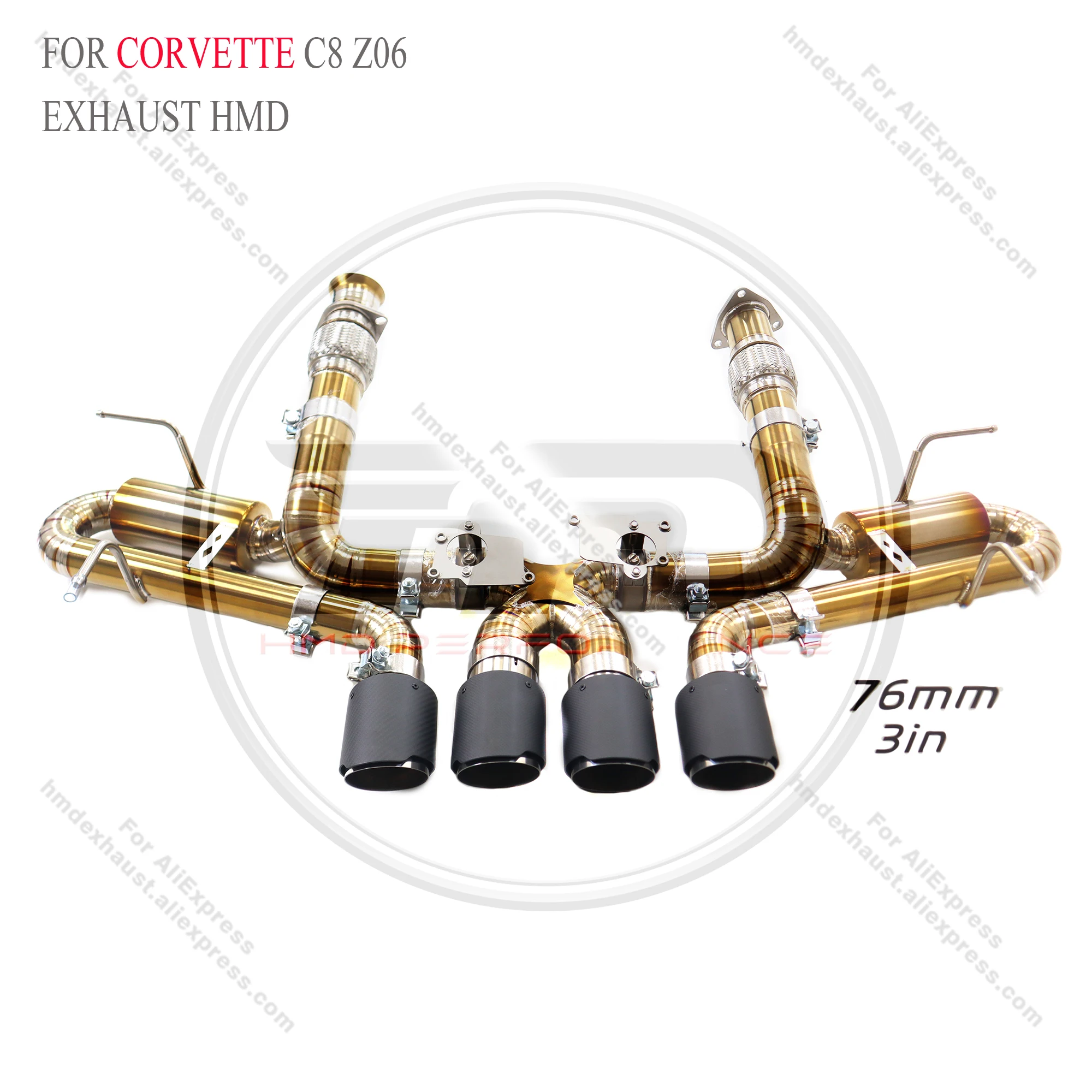 【Certyfikat производительности】Corvette C8 Z06 HMD Титановая выхлопная система Catback с управлением клапаном OEM | Снижение веса 30 фунтов |
【Certyfikat производительности】Corvette C8 Z06 HMD Титановая выхлопная система Catback с управлением клапаном OEM | Снижение веса 30 фунтов |