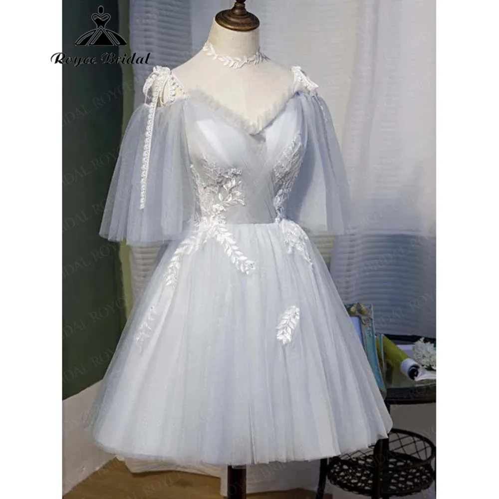 Stunning Embroidery Off-The-Shoulder Short Homecoming Dress Spaghetti Straps Puffy Skirt Prom Dresses Vestido Fiesta Customized 
Stunning Embroidery Off-The-Shoulder Short Homecoming Dress Spaghetti Straps Puffy Skirt Prom Dresses Vestido Fiesta Customized