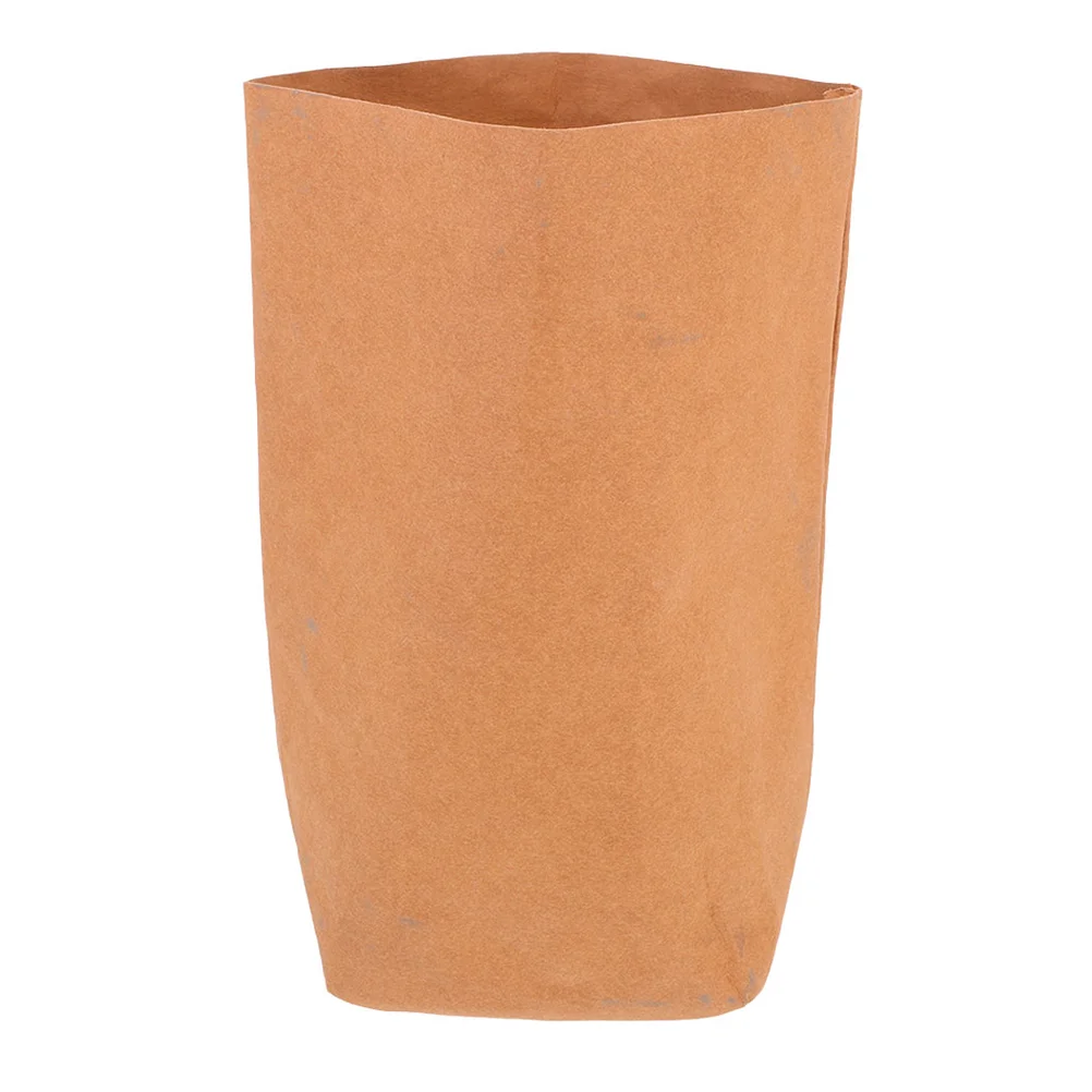 Retro Kraft Paper Flower Pot Bag Refrigerator Household Storage Pouch for Exquisite Organize 
Retro Kraft Paper Flower Pot Bag Refrigerator Household Storage Pouch for Exquisite Organize