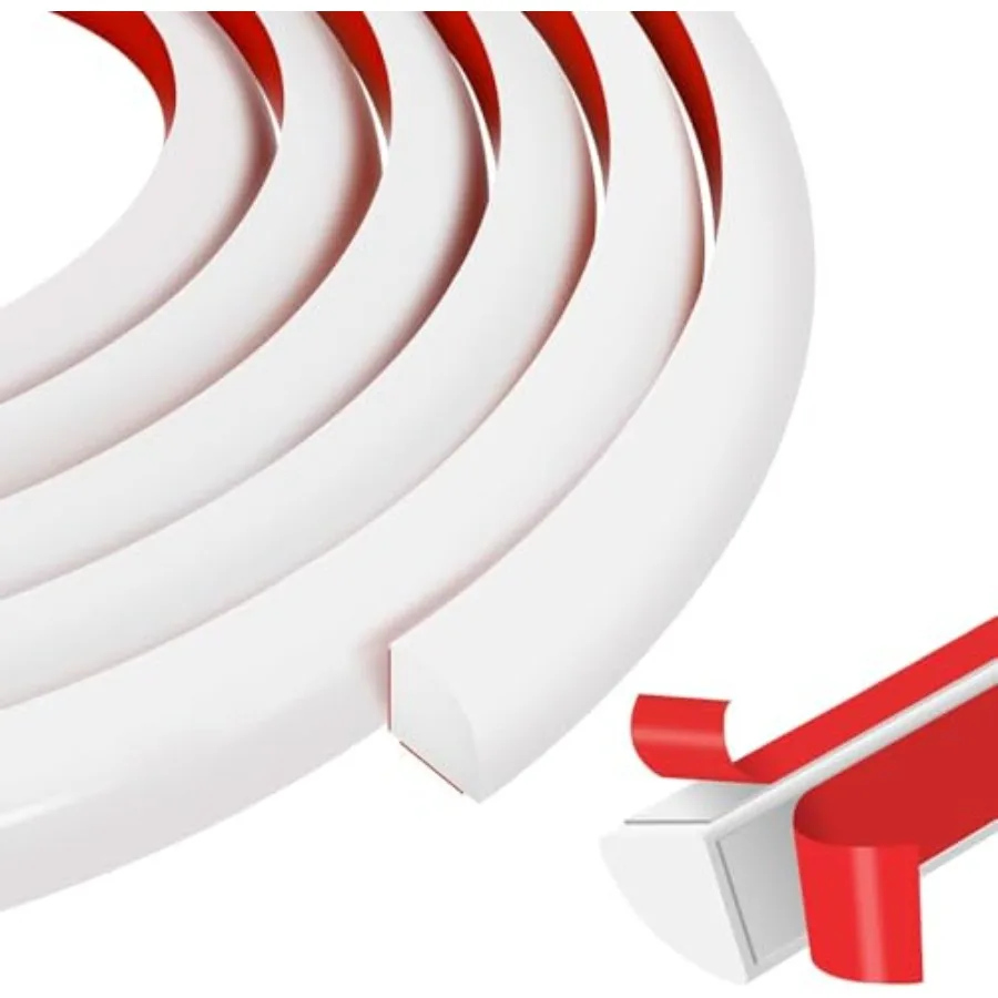 Flexible Quarter Round Molding 590 Inch Peel and Stick Rubber Quarter Round Trim Molding Self Adhesive Bendable Edge Trim for W
Flexible Quarter Round Molding 590 Inch Peel and Stick Rubber Quarter Round Trim Molding Self Adhesive Bendable Edge Trim for W