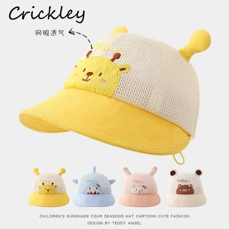 Cute Giraffe Rabbit Baby Girls Boys Hats Cartoon Shark Bear Toddler Kids Caps Spring Summer Breathable Soft Children Sun Hats
Cute Giraffe Rabbit Baby Girls Boys Hats Cartoon Shark Bear Toddler Kids Caps Spring Summer Breathable Soft Children Sun Hats