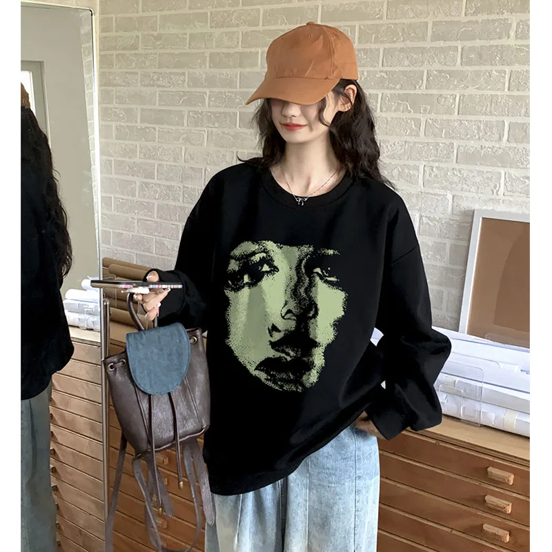 Black Casual Round Neck Women's Hoodie Solid Color Basic Hoodie Korean Fashion Women's Aesthetic Comfortable Pullovers Top
Black Casual Round Neck Women's Hoodie Solid Color Basic Hoodie Korean Fashion Women's Aesthetic Comfortable Pullovers Top