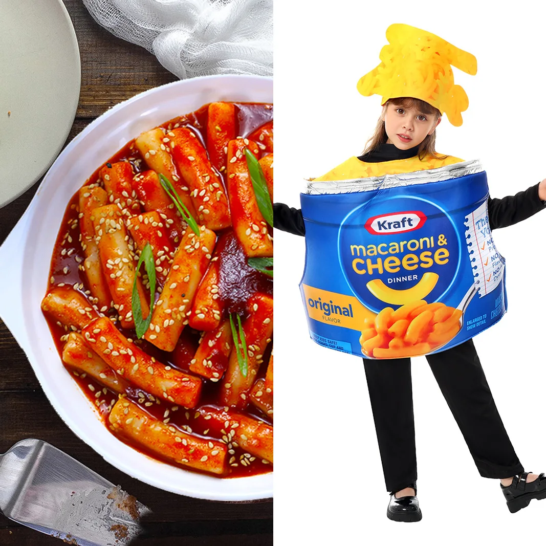 Halloween Children's Food Smock Cheese Macaroni Cosplay Costume School Stage Performance Costume
Halloween Children's Food Smock Cheese Macaroni Cosplay Costume School Stage Performance Costume