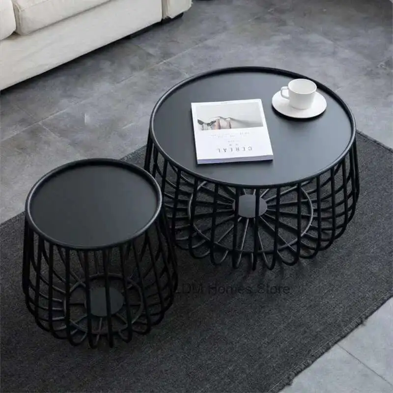 Nordic simple black Iron Coffee Table for Living Room Industrial Style Creativity Table Small Apartment Round tea Table
Nordic simple black Iron Coffee Table for Living Room Industrial Style Creativity Table Small Apartment Round tea Table