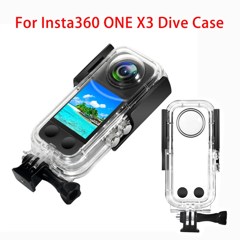 Для Insta360 ONE X3 чехол для дайвинга водонепроницаемые корпуса для Insta 360 X3 подводная защитная коробка аксессуары для панорамной экшн-камеры
Для Insta360 ONE X3 чехол для дайвинга водонепроницаемые корпуса для Insta 360 X3 подводная защитная коробка аксессуары для панорамной экшн-камеры