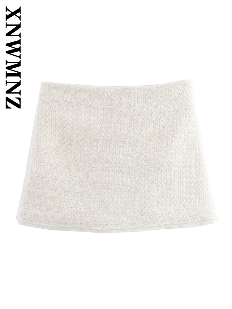 XNWMNZ 2025 Spring New Female Elegant Side Zipper Skirt Pants Bottoms Fashion Lady Solid Color Mini Skirt Regular Fit High Waist
XNWMNZ 2025 Spring New Female Elegant Side Zipper Skirt Pants Bottoms Fashion Lady Solid Color Mini Skirt Regular Fit High Waist