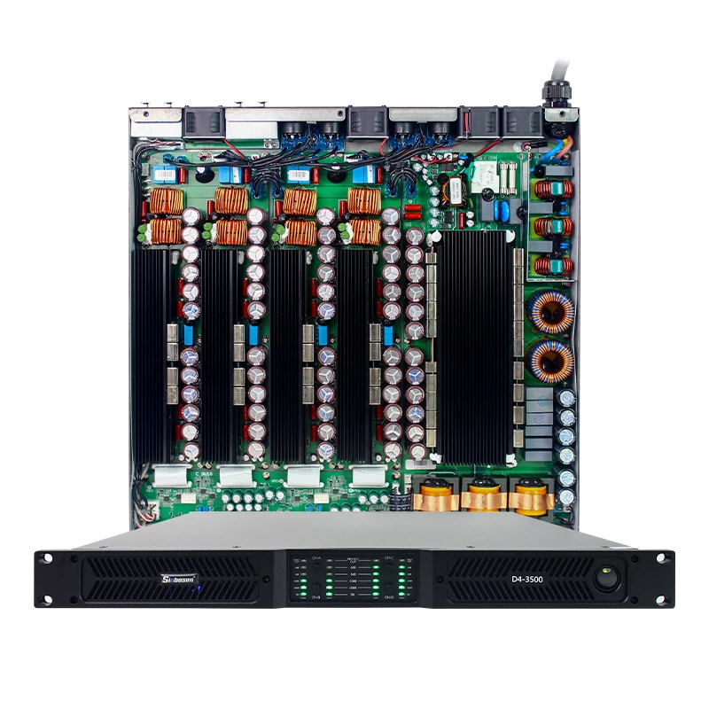D4-3500 нитрид галлия GaN High End Pro Audio, Профессиональный усилитель мощности, Макс 2 Ом, 26400 Вт, цифровой усилитель класса D Amp
D4-3500 нитрид галлия GaN High End Pro Audio, Профессиональный усилитель мощности, Макс 2 Ом, 26400 Вт, цифровой усилитель класса D Amp