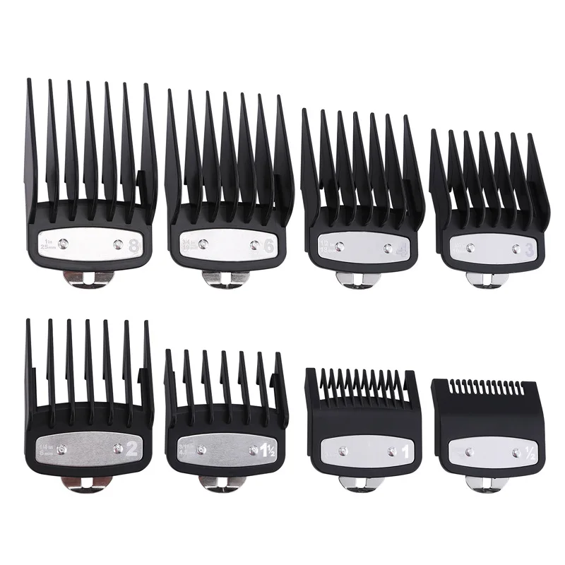 8Pcs/Set Professional Hair Clipper Limit Guide Comb For Universal Barber Guide Comb Haircut Tool Clipper Limit Combs
8Pcs/Set Professional Hair Clipper Limit Guide Comb For Universal Barber Guide Comb Haircut Tool Clipper Limit Combs