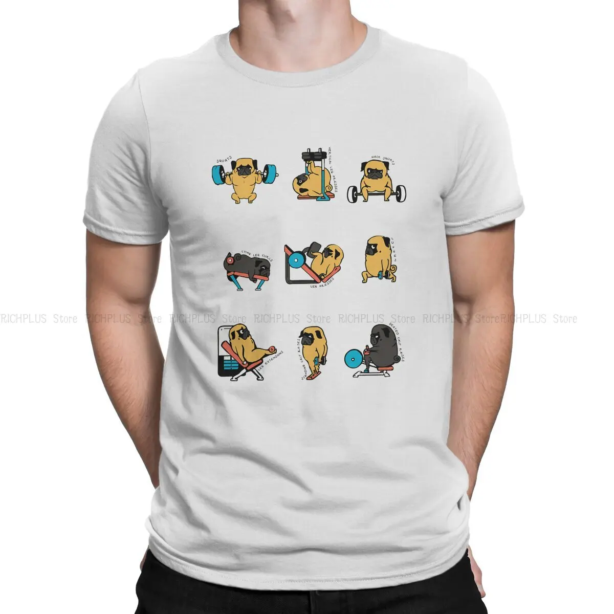 Leg Day With The Pug Unique TShirt Bodybuilding Fitness Casual Polyester T Shirt Newest Stuff For Men Women
Leg Day With The Pug Unique TShirt Bodybuilding Fitness Casual Polyester T Shirt Newest Stuff For Men Women