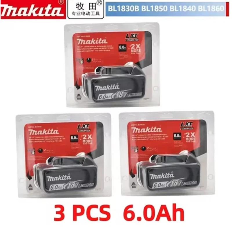 Original Makita 18v Battery 18650 BL1850 Bl1860 Bl1860 Bl1830 Bl1815 Bl1840 LXT400 6.0Ah 5.0Ahfor Makita 18v Tools Drill Battery
Original Makita 18v Battery 18650 BL1850 Bl1860 Bl1860 Bl1830 Bl1815 Bl1840 LXT400 6.0Ah 5.0Ahfor Makita 18v Tools Drill Battery