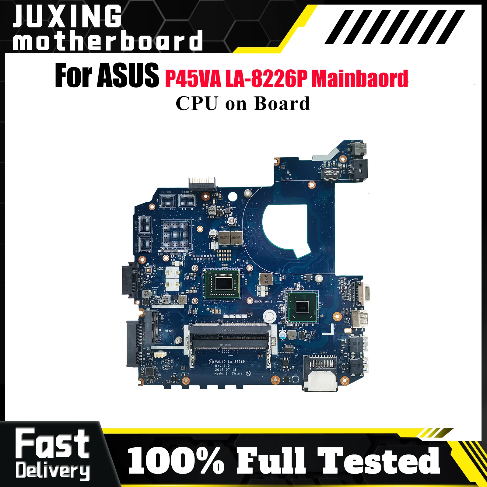 LA-8226P Материнская плата для ноутбука ASUS P45VA K45A K45A Материнская плата для ноутбука с процессором 100% тестирование ОК быстрая доставка Высокое качество
LA-8226P Материнская плата для ноутбука ASUS P45VA K45A K45A Материнская плата для ноутбука с процессором 100% тестирование ОК быстрая доставка Высокое качество