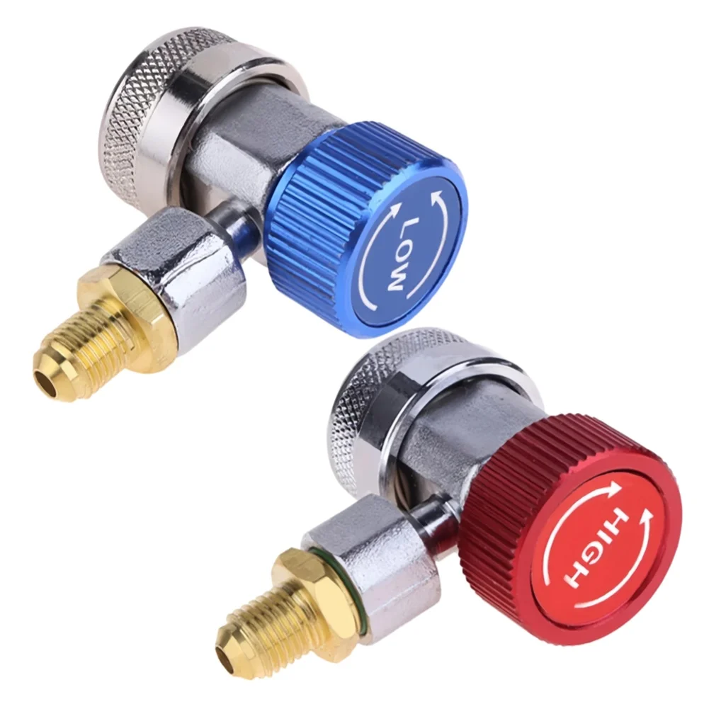 2PCS AC System R134a Adapter Adjustable Quick Connector 1Refrigerant 1Fluorine Joint Tool For Cars, Trucks, And SUVs
2PCS AC System R134a Adapter Adjustable Quick Connector 1Refrigerant 1Fluorine Joint Tool For Cars, Trucks, And SUVs