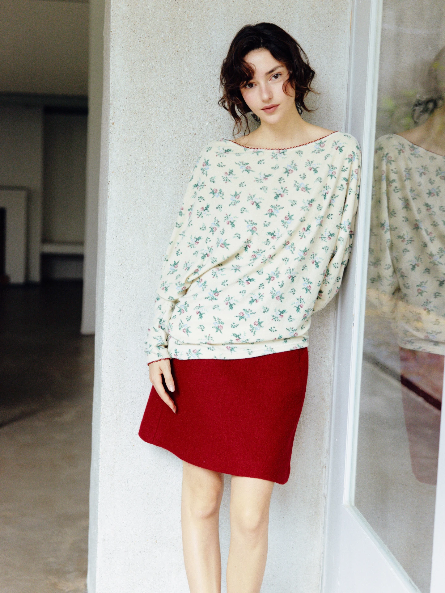 Te by FrigidOrg Early Spring 26 Floral Print Batwing Sve Knitted Top Towel Texture Women's Loose Fit Long Sve Cotton Blend
Te by FrigidOrg Early Spring 26 Floral Print Batwing Sve Knitted Top Towel Texture Women's Loose Fit Long Sve Cotton Blend
