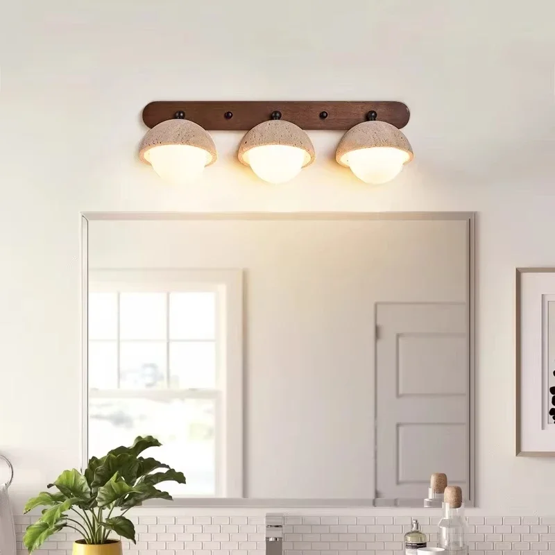 Japanese Yellow Cave Stone Mirror Front Lamp Cabinet Living Room Special Wabi-sabi Decoration Retro Bathroom LED Wall Lamp
Japanese Yellow Cave Stone Mirror Front Lamp Cabinet Living Room Special Wabi-sabi Decoration Retro Bathroom LED Wall Lamp