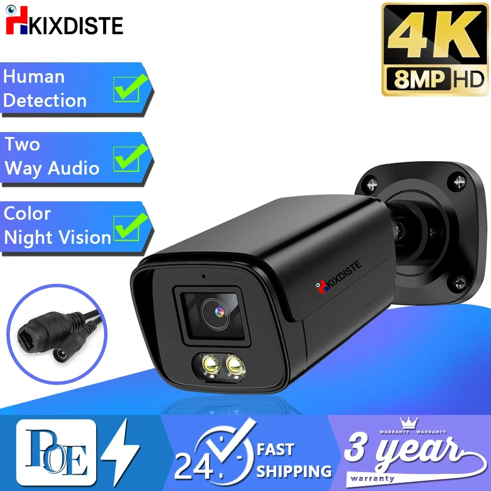 4K 8MP Two-Way Audio Color Night Vision PoE Camera Human Detection Smart Dual Light Security Outdoor Home Security IP Cameras
4K 8MP Two-Way Audio Color Night Vision PoE Camera Human Detection Smart Dual Light Security Outdoor Home Security IP Cameras